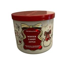 Bath & Body Works Winter Candy Apple Soy Wax Candle NWT